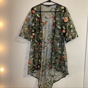 Méchant women’s polyester floral print duster